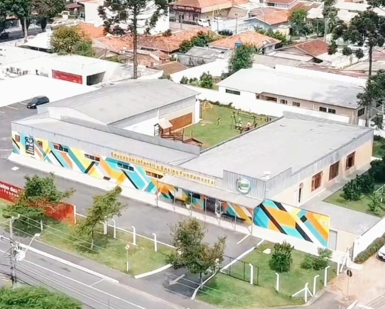 Estrutura da Escola Reino das Ideias em Curitiba